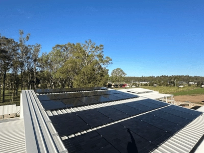 Rooftop solar array completed by licensed electricians NGroup Electrical